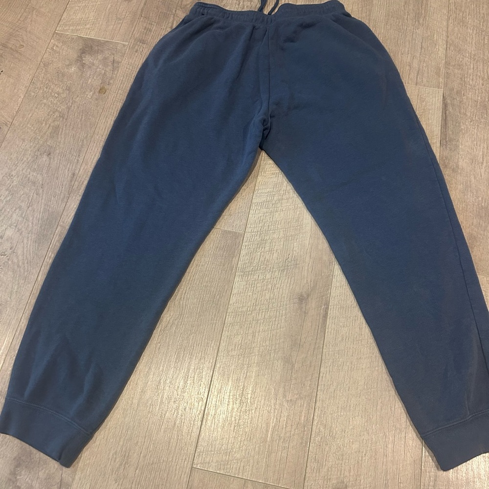 Nike Blue Track Pants with Elastic Cuffs